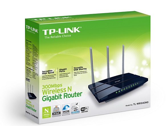 TP-Link WR1043ND 3 ant. 300Mbps Wifi router